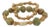 Spiritual Garden Natural Jade & Gold Bracelet Set For Sale