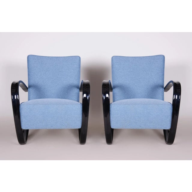 Designed by Halabala for UP Zavody, a well-known furniture manufacturer and dealer based in Brno, Czechoslovakia. In the...