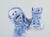 Faience Seated Lions Candleholders by Emile Gallé for Nancy, St Clement., Set of 2 For Sale - Image 4 of 10