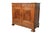 A Louis Philippe period buffet handcrafted in walnut. Two hand dovetailed drawers over cabinet doors are decorated with...