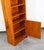Mid Century Danish Modern Bookshelf Cabinet Teak Shelves Cabinet Doors Wood MCM For Sale - Image 10 of 12
