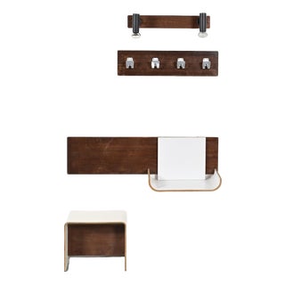 Entrance Set by Pierre Guariche for Negroni, 1968, Set of 5 For Sale