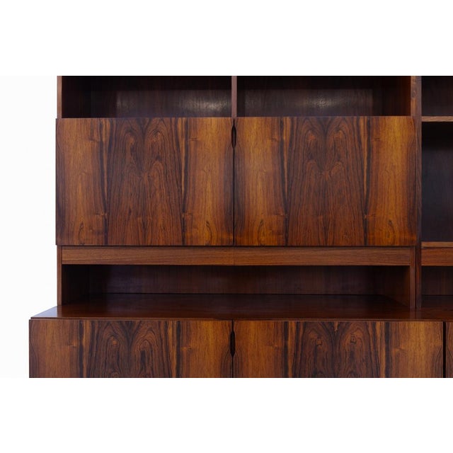 Large Modern Danish Rosewood Bookcase, 1970s For Sale - Image 11 of 18