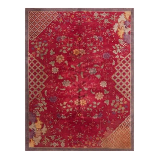 1920s Chinese Art Deco Carpet ( 9' x 11'8" - 275 x 355 ) For Sale