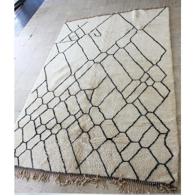 Textile Vintage Berber Rug For Sale - Image 7 of 8