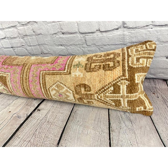 Vintage Pillow Case Turkish Rug Pillow Decorative Rug Pillow Dry cleaning only. PILLOW INSERT IS NOT INCLUDED