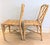 Vintage Chippendale Bamboo Rattan Chair Pair Natural Fretwork For Sale In Raleigh - Image 6 of 16