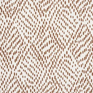 Schumacher Duma Diamond Fabric in Brown