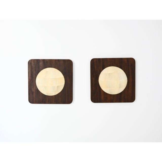 Mid-Century Modern Italian Wall Lamps, 1960s, Set of 2 For Sale - Image 3 of 10