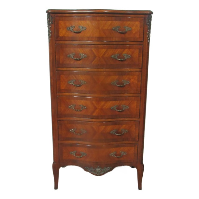 1980s John Widdicomb Chest of Drawers Lingerie Chest French For Sale