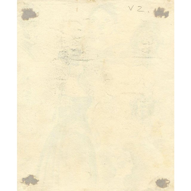 Walter Sneyd, Sheet of Caricature Portraits, Early 19th Century, Graphite Drawing For Sale - Image 4 of 5