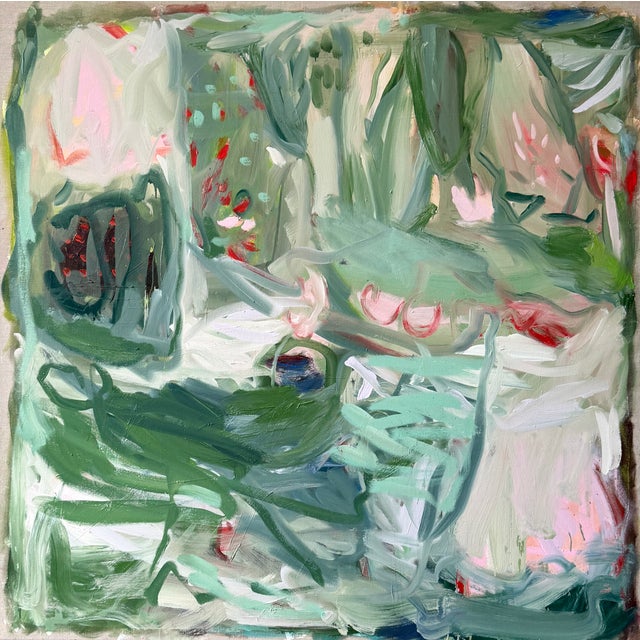 2020s Contemporary Abstract Oil on Canvas "Spring Prayer" by Petra Schott For Sale - Image 5 of 5