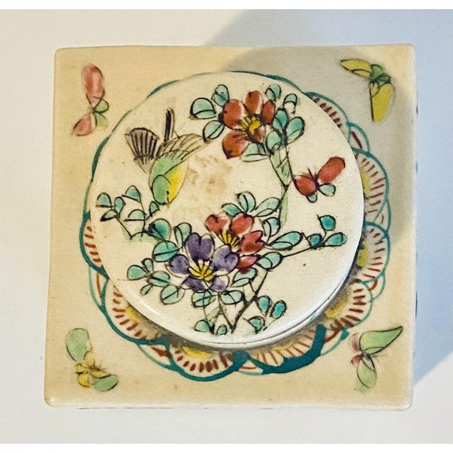Vintage Ceramic Container For Sale - Image 6 of 9