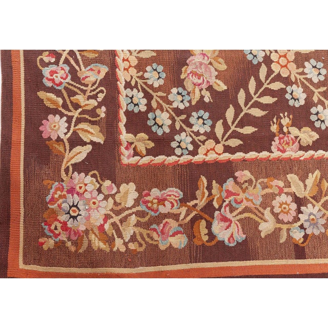 Antique French Aubusson Rug For Sale In New York - Image 6 of 13