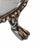 Metal Antique Rococo Style Three Panel Ornate Silver Metal Fireplace Screen Birds For Sale - Image 7 of 8