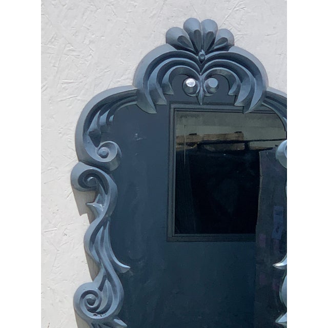 Serge Roche 1960s Serge Roche Style Deco Mirror For Sale - Image 4 of 12
