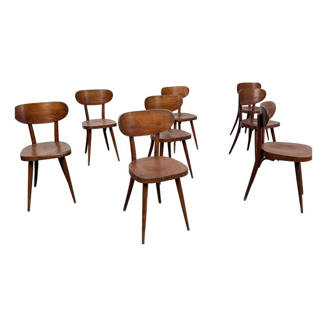 Chairs from Baumann, 1960s, Set of 8 For Sale