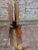Wood Mid-Century Double Propeller Wooden Weathervane For Sale - Image 7 of 10
