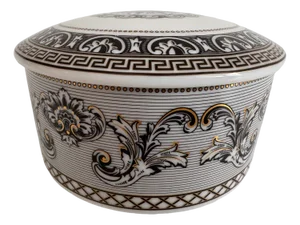 Maqueterie Box with Lid by Versace for Rosenthal, 1990s