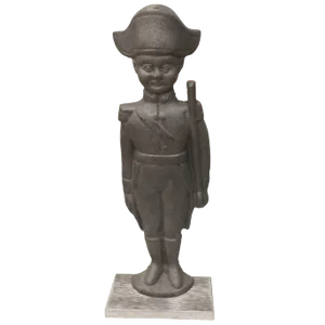 Vintage Metal Soldier Figure on Base