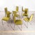 Olive Green Upholstered Chrome Framed Stacking Dining Chairs, 1980s, Set of 8 For Sale - Image 12 of 12