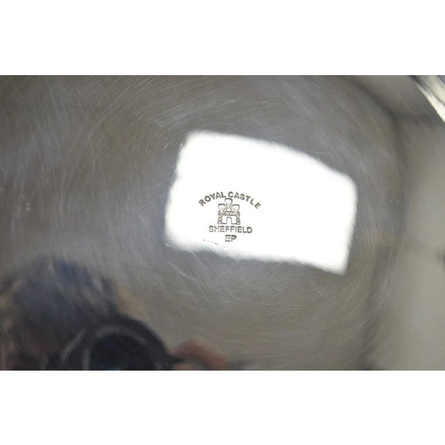 Royal Castle Sheffield Silver Plated Branch Handle Punch Bowl and Ice Bucket For Sale - Image 10 of 13