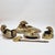 Art Deco Brass Desk Set with Stylized Eagle Heads, 1920s, Set of 5 For Sale - Image 3 of 18