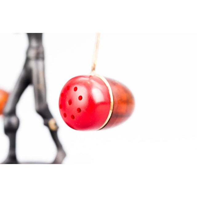 Salt and Pepper Shaker Holder Chinese Figurine by Richard Rohac, 1950s For Sale - Image 6 of 8