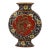 Japanese Cloisonne Enamel Miniature Dragon Phoenix Moon Flask Vase Meiji For Sale