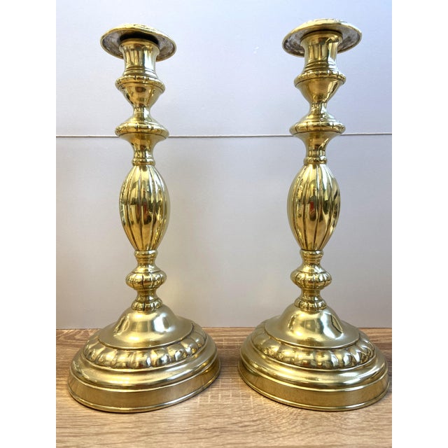 Louis Philippe Flambeaux Candleholders, Set of 2 For Sale - Image 3 of 9