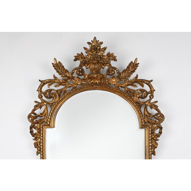 Rococo 20th Century Large Baroque Mirror by Deknudt, Belgium, 1950s For Sale - Image 3 of 12