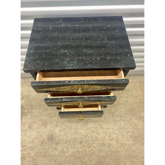 1980s 1980s Art-Deco Small Credenza . For Sale - Image 5 of 12