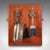 Victorian Antique Housekeeper's Hearth Set, English, Brass Dust Pan, Fire Brush, Victorian For Sale - Image 3 of 12