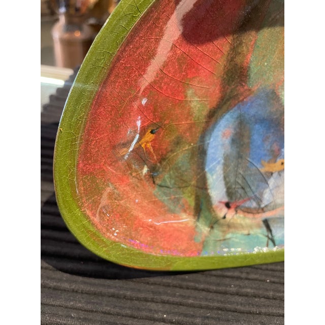 Ceramic 1960s Ceramic Dish Tray by Polia Pillin For Sale - Image 7 of 7