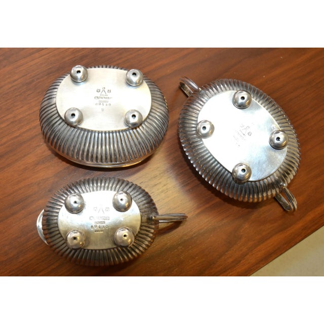 British Colonial Antique 1910 Cheltenham Silver Coffee Service Sheffield England For Sale - Image 10 of 13