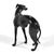 1970s Bronze Whippet or Greyhound Dog Sculpture For Sale - Image 5 of 12