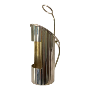 1950s French Silver-Plated Wine Bottle Holder