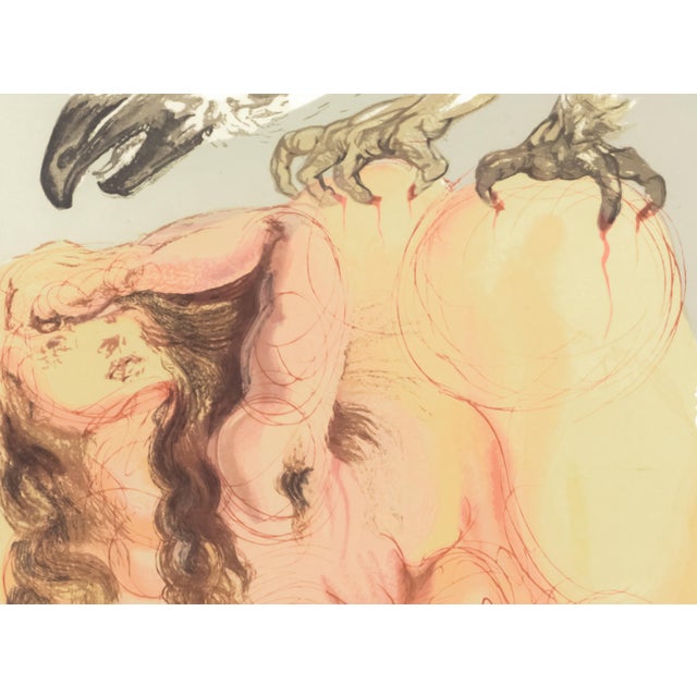 Salvador Dalí 1963 Dalí Divine Comedy Engraving Purgatoire Chant 9 "L'Aigle De La Grâce" (The Eagle of Grace) For Sale - Image 4 of 9