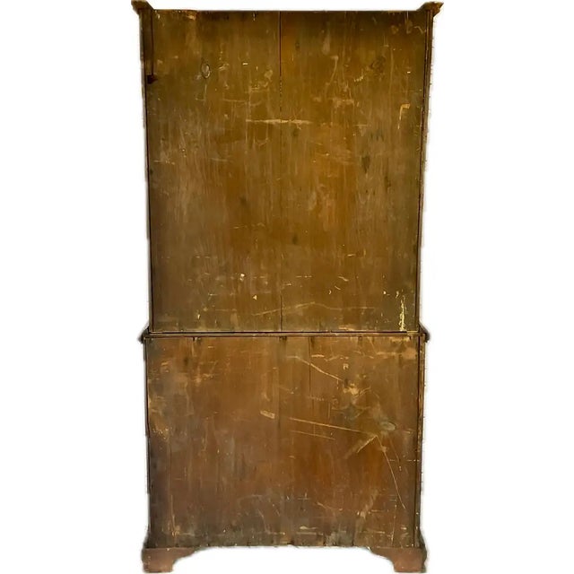 American Chippendale Mahogany China Cabinet Bookcase For Sale - Image 18 of 18