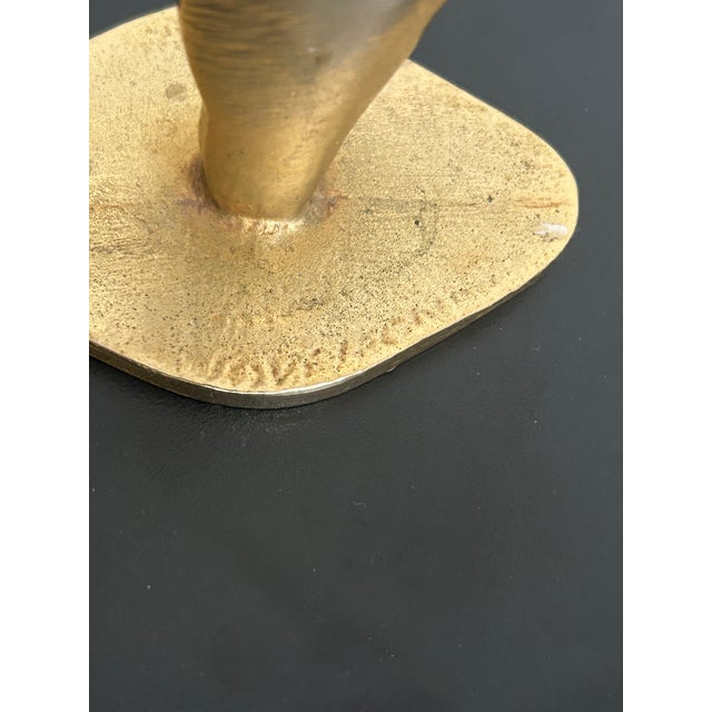 Vintage Sculptural Candlestick Attributed to Pierre Casenove for Fondica, France, Circa 1990s For Sale - Image 15 of 16