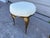 1950s Pair of Italian Chiavari Brass Ottomans For Sale - Image 11 of 12