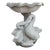 Vintage Regency Cast Concrete Swan Based Bird Bath For Sale