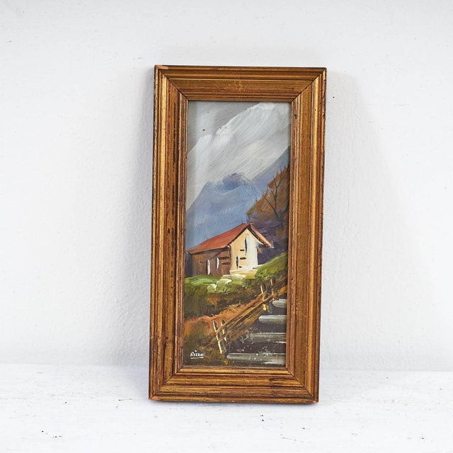 Rizzo, Landscape Painting, 2000s, Board, Framed For Sale - Image 5 of 5