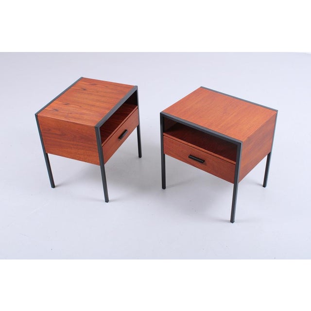 Modern Carelle Teak Nightstands by Auping, 1960s, Set of 2 For Sale - Image 12 of 16