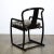 Pair of Modern Armchairs in Smoked Emerald Velvet & Ebonized Walnut by Donghia For Sale In New York - Image 6 of 11