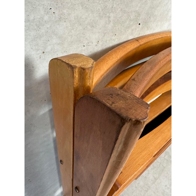 Vintage Beech Folding Chairs, Set of 2 For Sale - Image 13 of 16