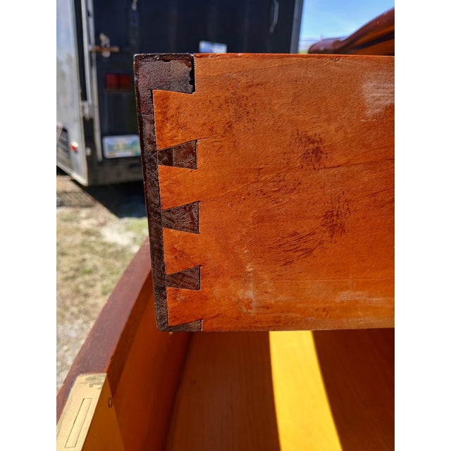 Antique Walnut Eastlake Victorian Chest of Drawers With 6 Drawers 1870s For Sale - Image 10 of 17