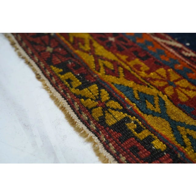 Antique Kuba Rug 3'9'' x 6'3'' For Sale - Image 4 of 9