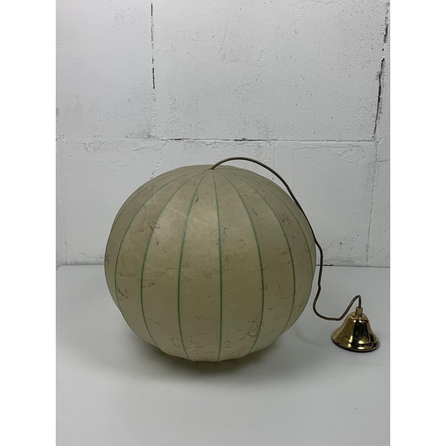 Mid-Century Modern Mid-Century Space Age Cocoon Pendant Lamp by Achille Castiglioni, 1960s For Sale - Image 3 of 14