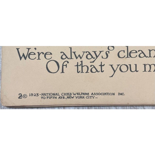 Original 1923 Children from Many Lands Natl Child Welfare Assoc Posters Book For Sale - Image 9 of 12